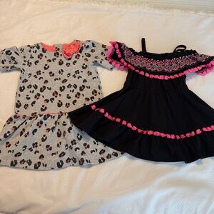 18-24 Months Dresses Gymboree & Children’s Place Leopard Pom Poms